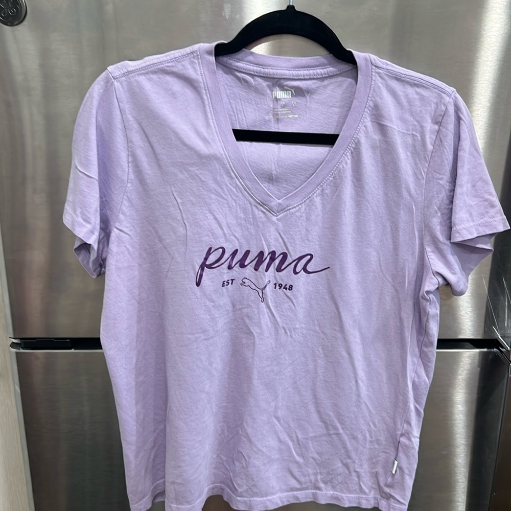 Womens Large Puma purple T-shirt